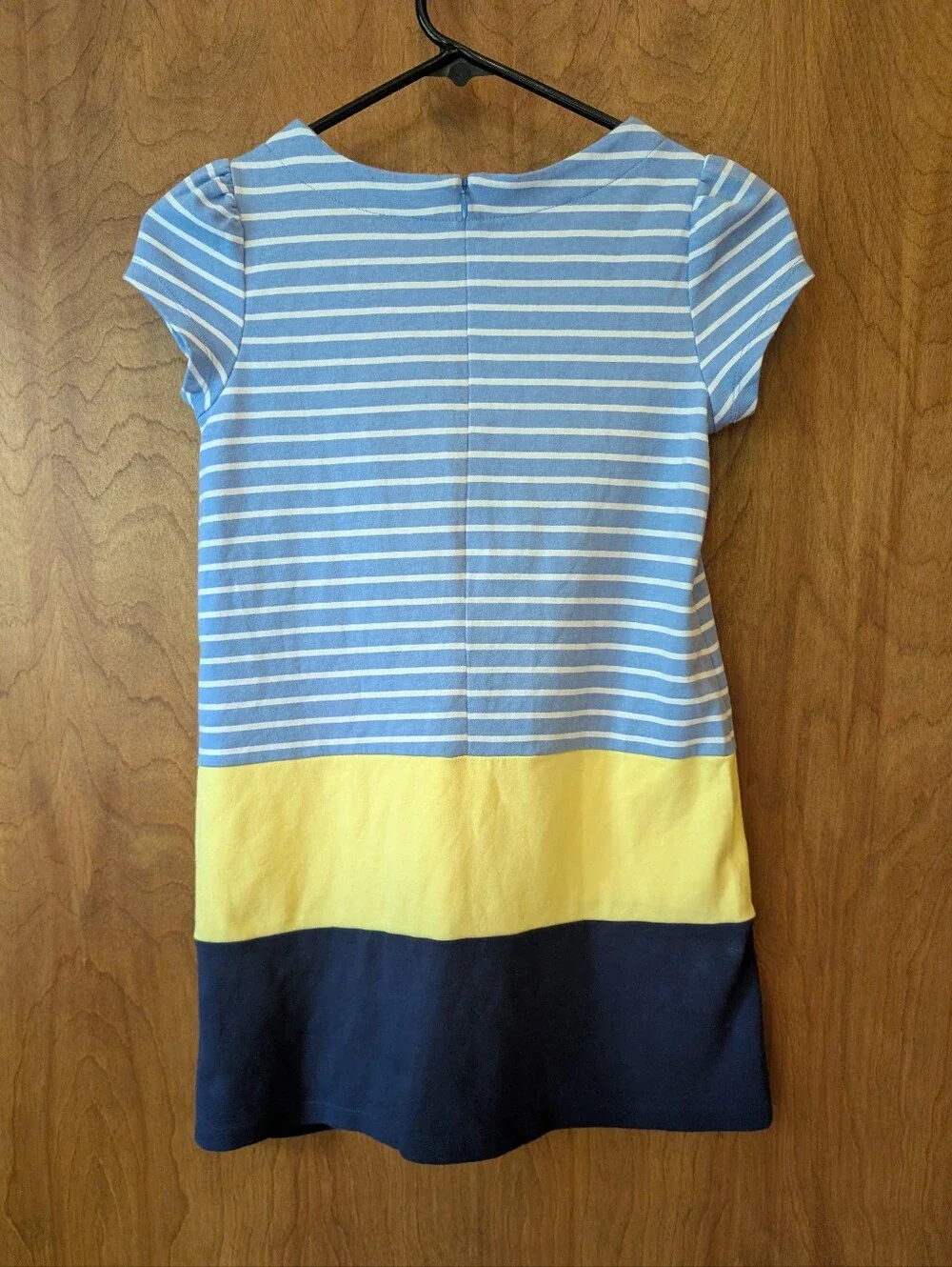 Gymboree Girls' Colorblock Striped Knit Shift Dress 10